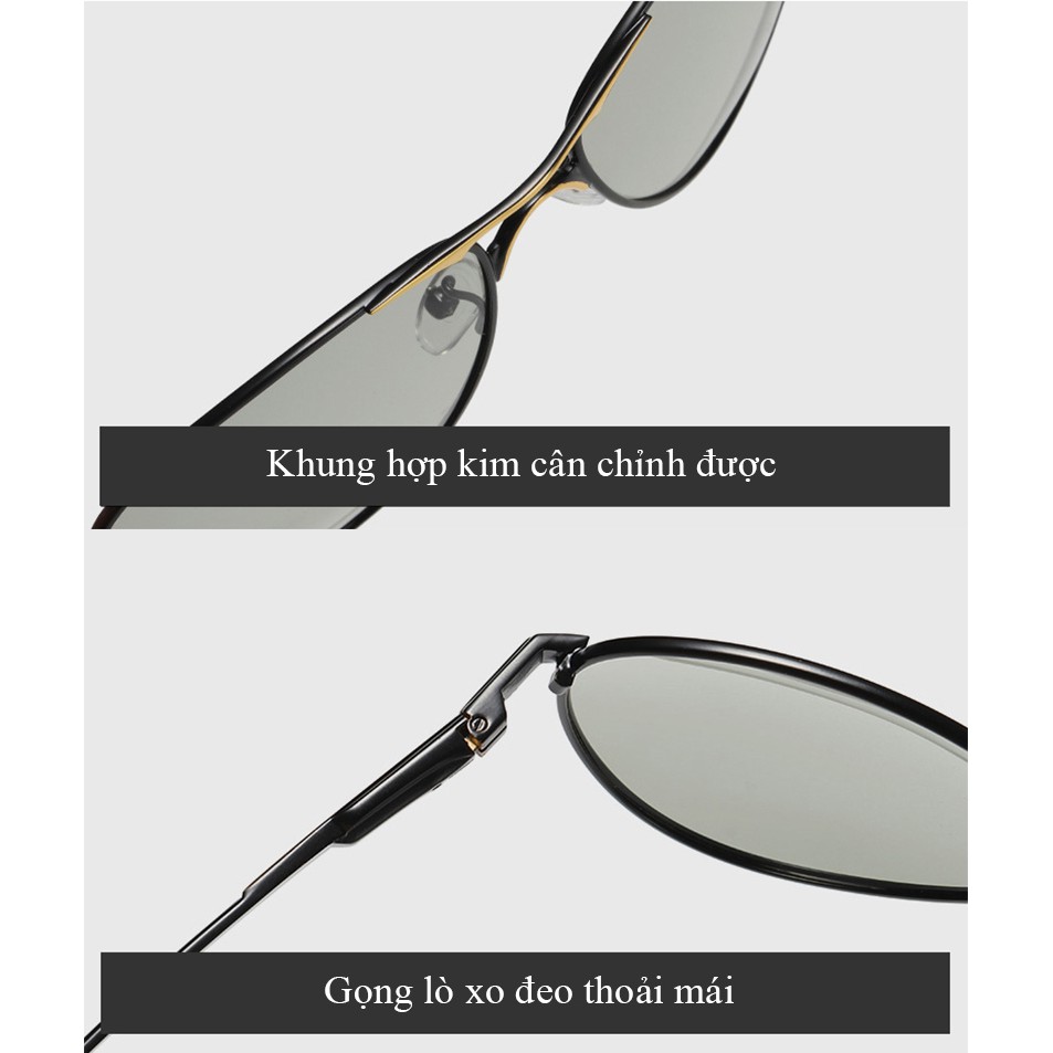 Mắt kính phân cực đổi màu A8722 - NVfashion | BigBuy360 - bigbuy360.vn
