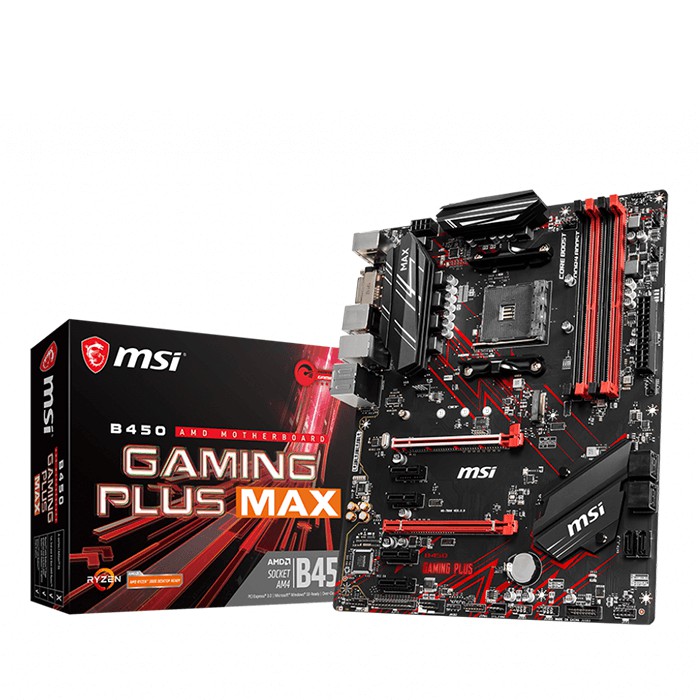 Bo mạch chủ - Mainboard MSI B450 Gamming Plus Max