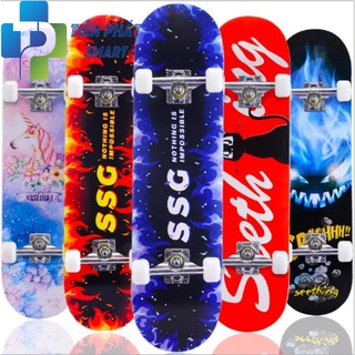 Ván Trượt Skateboard Gỗ Phong 7 Lớp , Mặt Nhám Cao Cấp, Ván Trượt Thể Thao Chuyên Nghiệp( Nhiều màu lạ mắt)