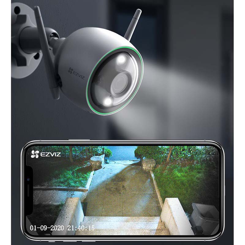 Camera Wifi EZVIZ C3N 2.0MP 1080P Ngoài trời có màu ban đêm, tích hợp tính năng AI,phát hiện chuyển động -Bảo hành 24TH