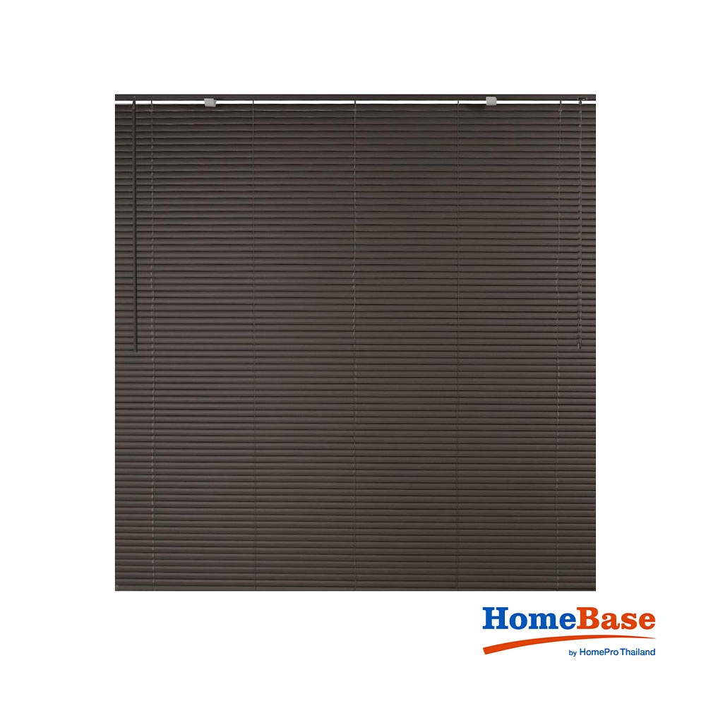 HomeBase HLS Rèm Màn cửa cuốn nhựa vinyl R155xC160cm màu xám đậm