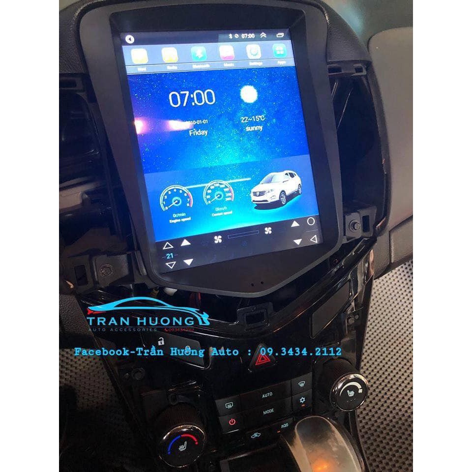 Màn Tesla cho xe Cruze, Lacetti bnar Wifi