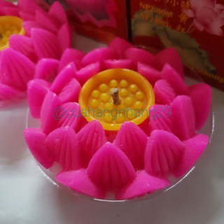 Đèn Cầy Hoa Sen đường kính 9cm