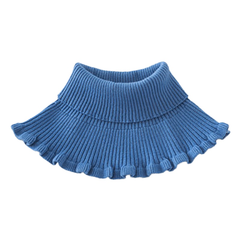 Cổ Áo Giả Dệt Kim Màu Trơn Chống Gió Chống Nắng Có Thể Tháo Rời Cho Nữ