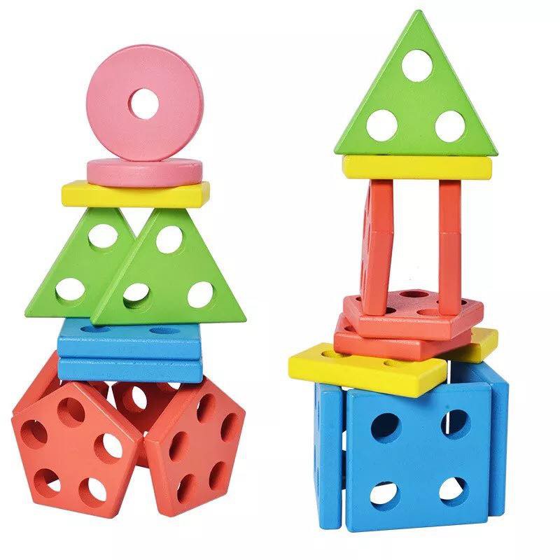 [Mã LIFETOYS1 giảm 30K đơn 99K] Combo 2 Bảng Giáo Cụ Montessori Bảng Phân Loại Màu Sắc Hình Khối