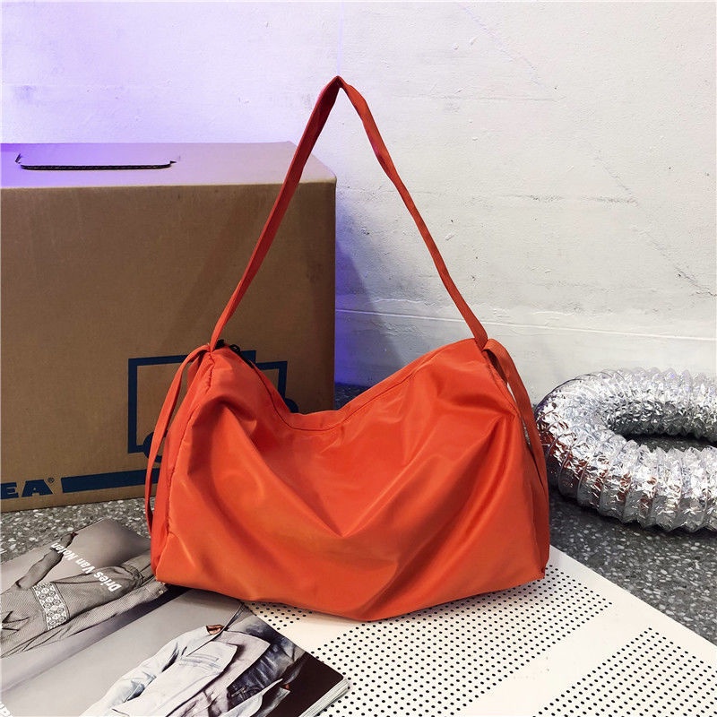 Túi Đeo Vai Bằng Nylon Sức Chứa Lớn Thời Trang Phong Cách Hàn Quốc Cho Nữ
