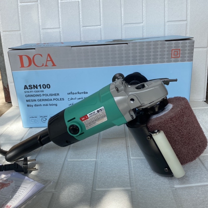 Máy Đánh Xước Inox DCA ASN100 - Công Suất 1400W - Bảo Hành 6 Tháng