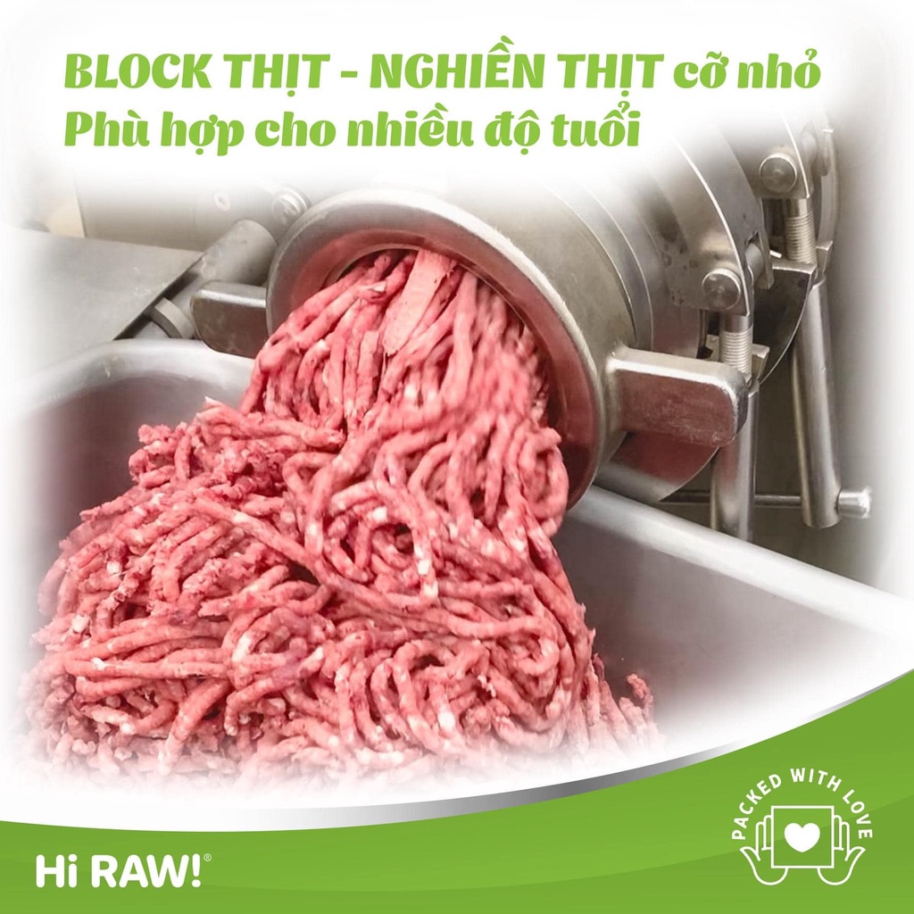 [Mã PET50 giảm 10% - tối đa 50K đơn 250K] HIRAW DÙNG THỬ Thực Phẩm Hoàn Chỉnh Cho Bé Ăn Ngay Không Cần Chế Biến Raw Food