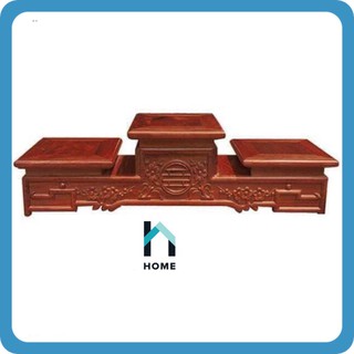 Tam Cấp Gỗ Hương(100%) cao cấp để bát hương, tượng sơn pu bóng, tam sơn gỗ hương