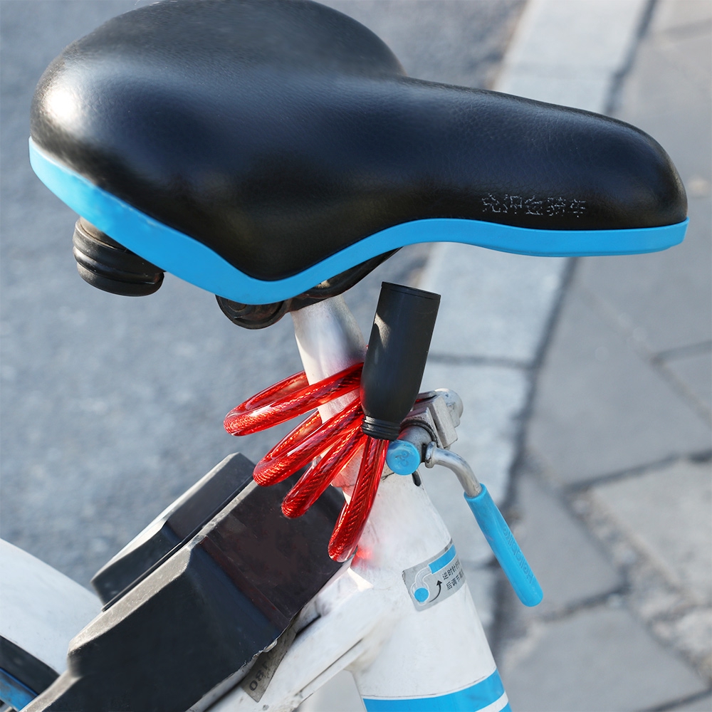 Dây Cáp Xoắn Ốc Bằng Thép Chống Trộm Cho Xe Đạp