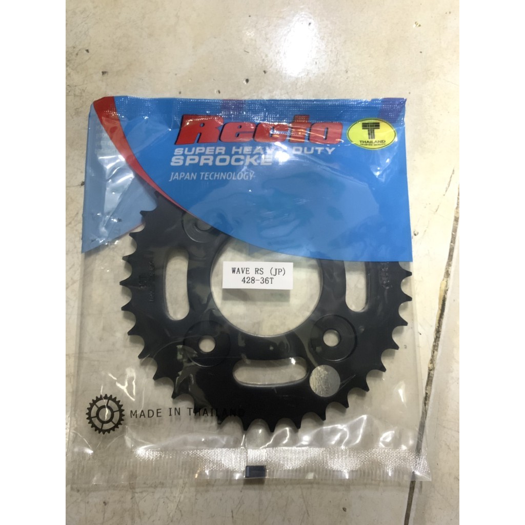 Dĩa tãi 36 T xe wave rs wave s110  hiệu recto