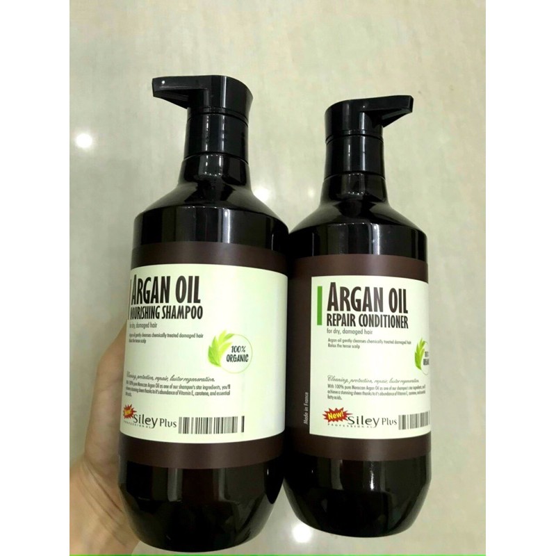 Siley dầu gội, dầu xả argan oil