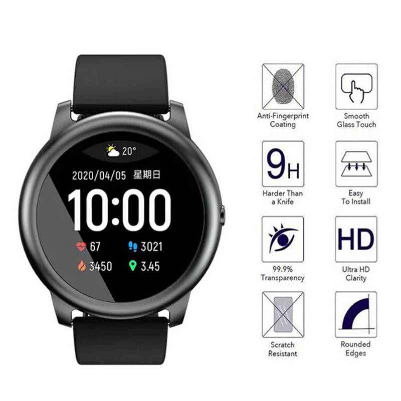 1 / 2 / 3 Kính Cường Lực Cho Đồng Hồ Thông Minh ONLY for Haylou Solar watch | BigBuy360 - bigbuy360.vn