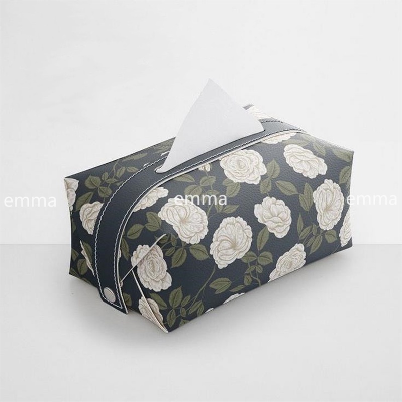 Túi Da Đựng Khăn Giấy Chống Thấm Nước Sang Trọng 17x11x9.5cm