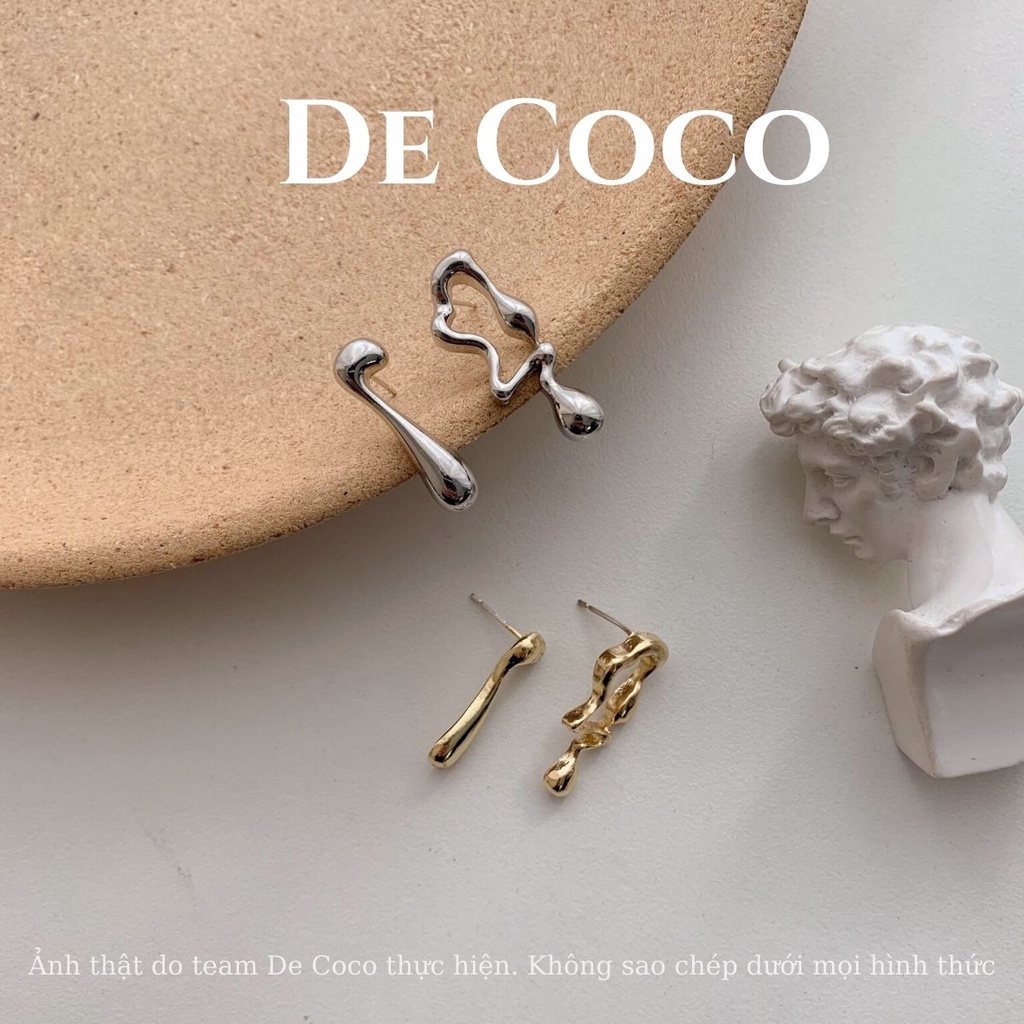 Khuyên tai bông tai hình trừu tượng De Coco