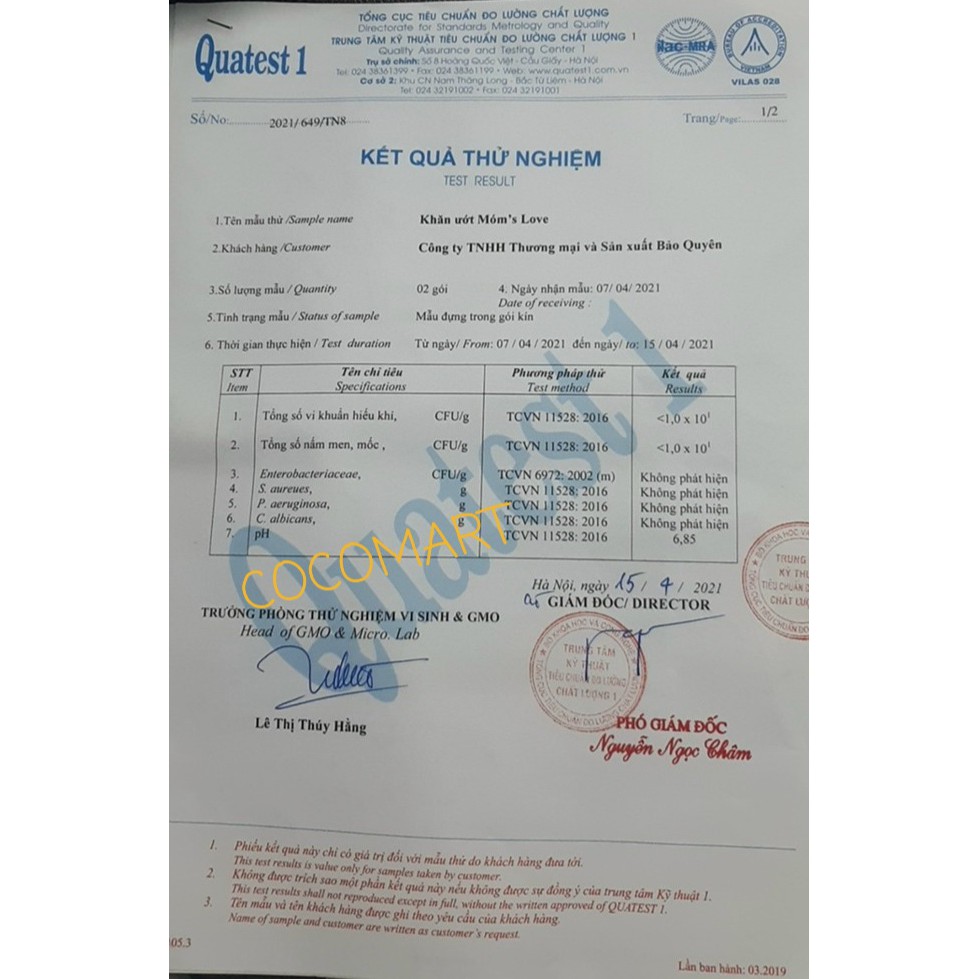 Khăn Giấy Ướt Cao Cấp MOM LOVE Siêu Dai Không Mùi An Toàn Cho Bé