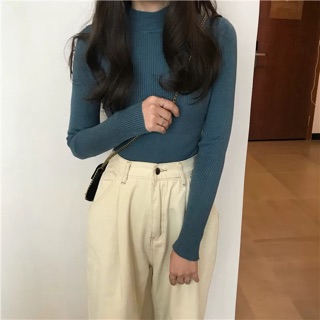 Áo len dài tay thu đông