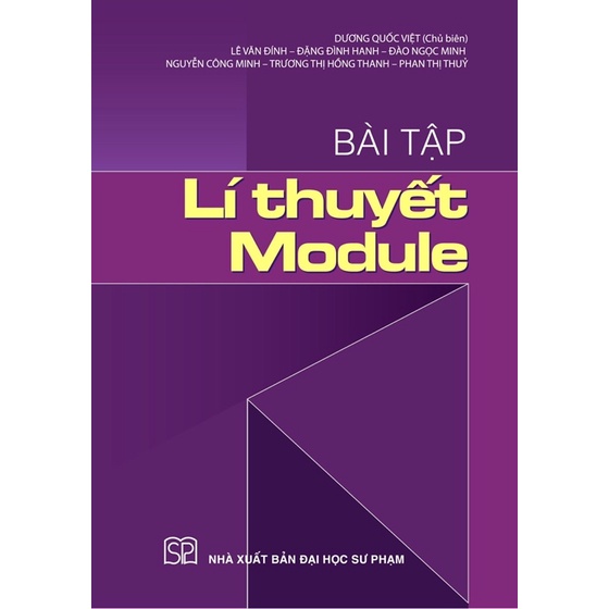 Sách - Bài tập Lí thuyết Module - NXB Đại học Sư phạm