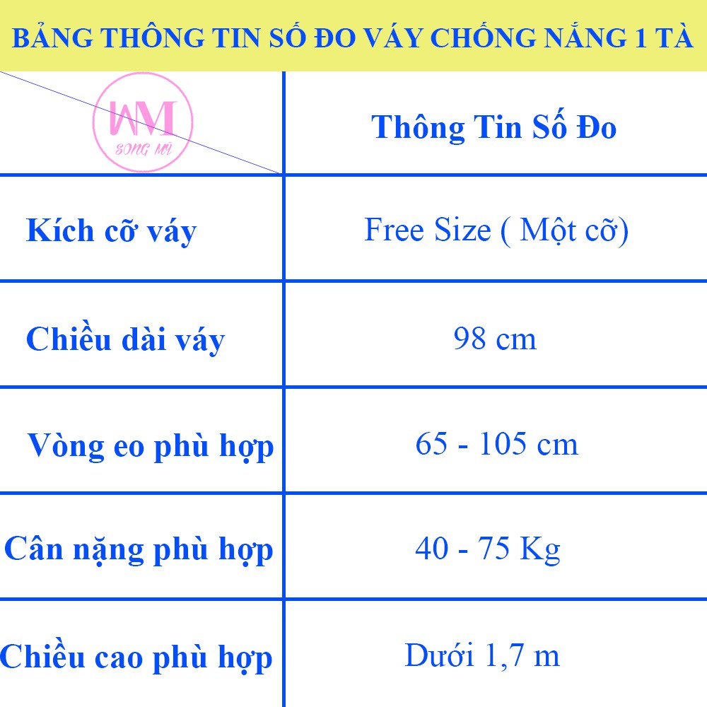 [Giá Xuất Xưởng] Váy Chống Nắng Jean Trơn Cao Cấp Song Mỹ Với Chất Vải Dày Dặn Và Mềm Mại Cùng Nút Bấm Chắc Chắn