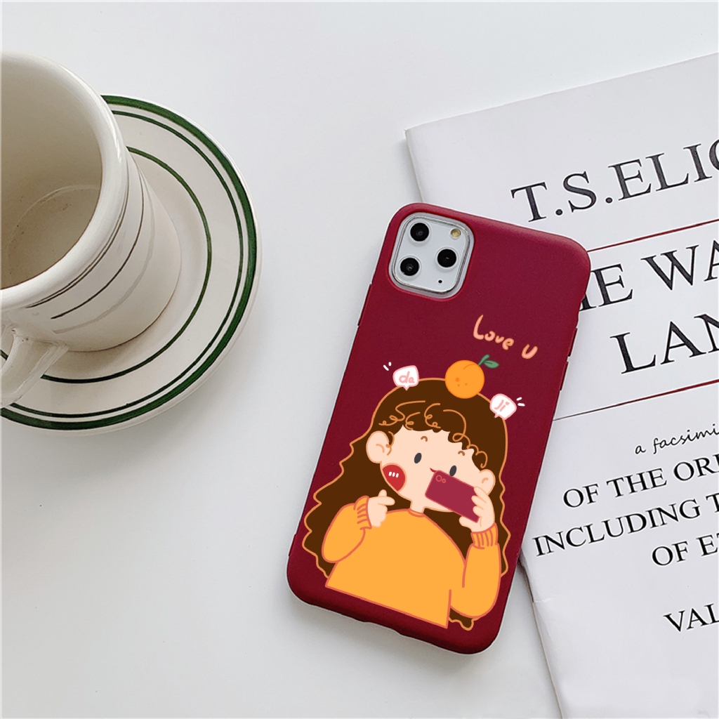 Ốp iphone - Ốp lưng cặp đôi selfie trơn 5s/6/6s/6plus/6splus/7/8/7plus/8plus/x/xs/xsmax/11/11promax-Awifi Case Q6-6 a272