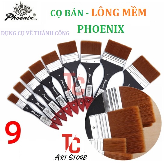 Cọ bản ngang đầu bằng Phoenix Mã No.717