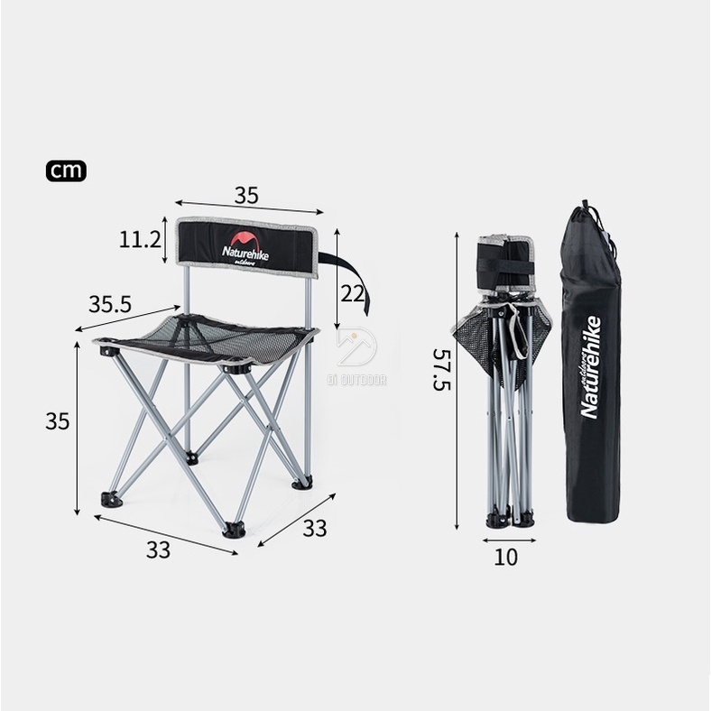 Ghế Xếp Gọn Naturehike Dã Ngoại NH16J001-J
