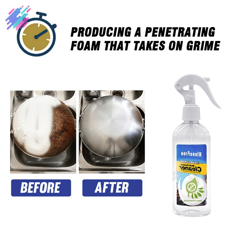 ✅COD❤✨ Kitchen Grease Cleaner Multi-Purpose Foam All-Purpose Bubble Household Cleaning