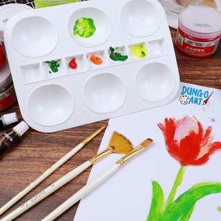 Sỉ Khay Pha Màu  Ô Tròn Dày 13 Ô Kích Thước 20*15cm Loại To