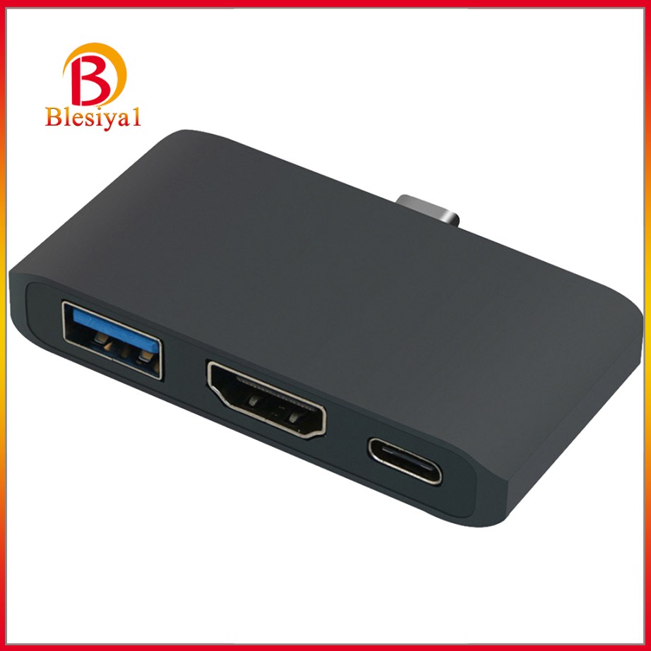 Bộ Chia 3 Trong 1 Usb Type-C Hub Với Cổng Usb 3.0