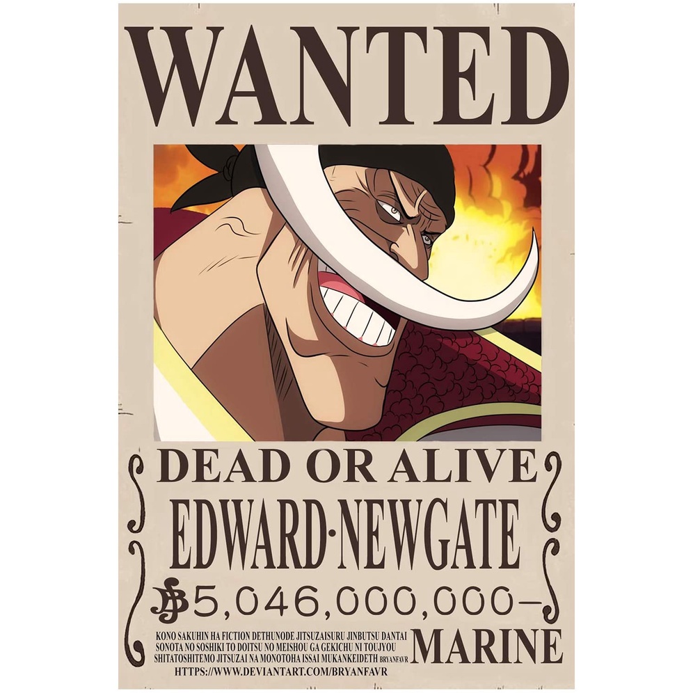 TỜ LỆNH TRUY NÃ ONEPIECE KHỔ 20x30cm - Có keo dán sẵn | BigBuy360 - bigbuy360.vn