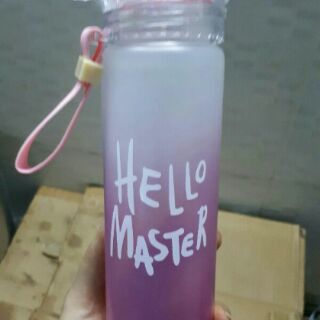 Bình thủy tinh Hello Master 420ml
