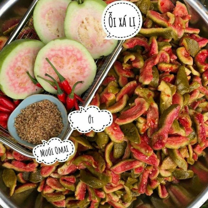 Ổi Xá Lị Sấy Muối Ô Mai Lon 250Gram ( Có Ban Sỉ) [Loại Đặc Biệt] Hàng ngon nhà làm