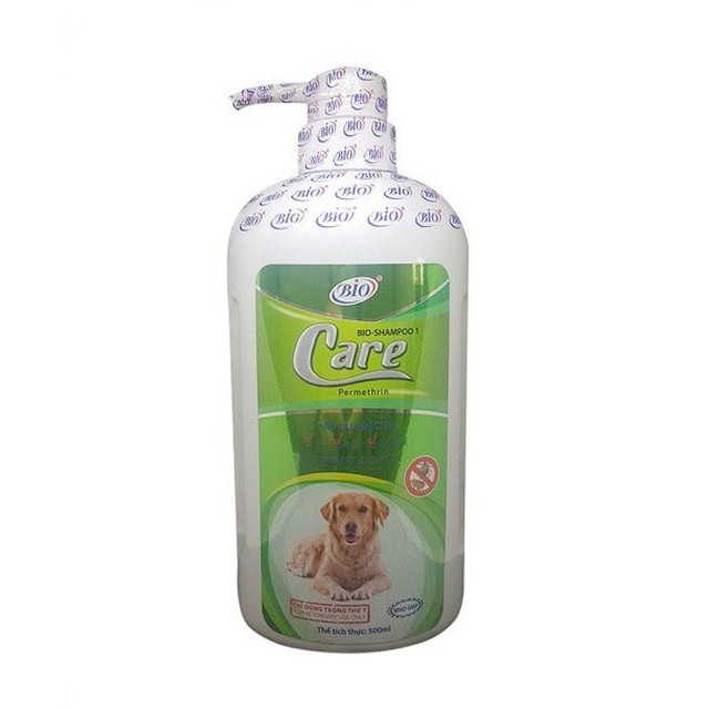 SỮA TẮM TRỊ VE RẬN BỌ CHÉT CHO CHÓ Bio Care Chai 500ml Xuất xứ Việt Nam