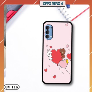 Ốp lưng điện thoại Oppo Reno 4 - lưng nhám viền dẻo