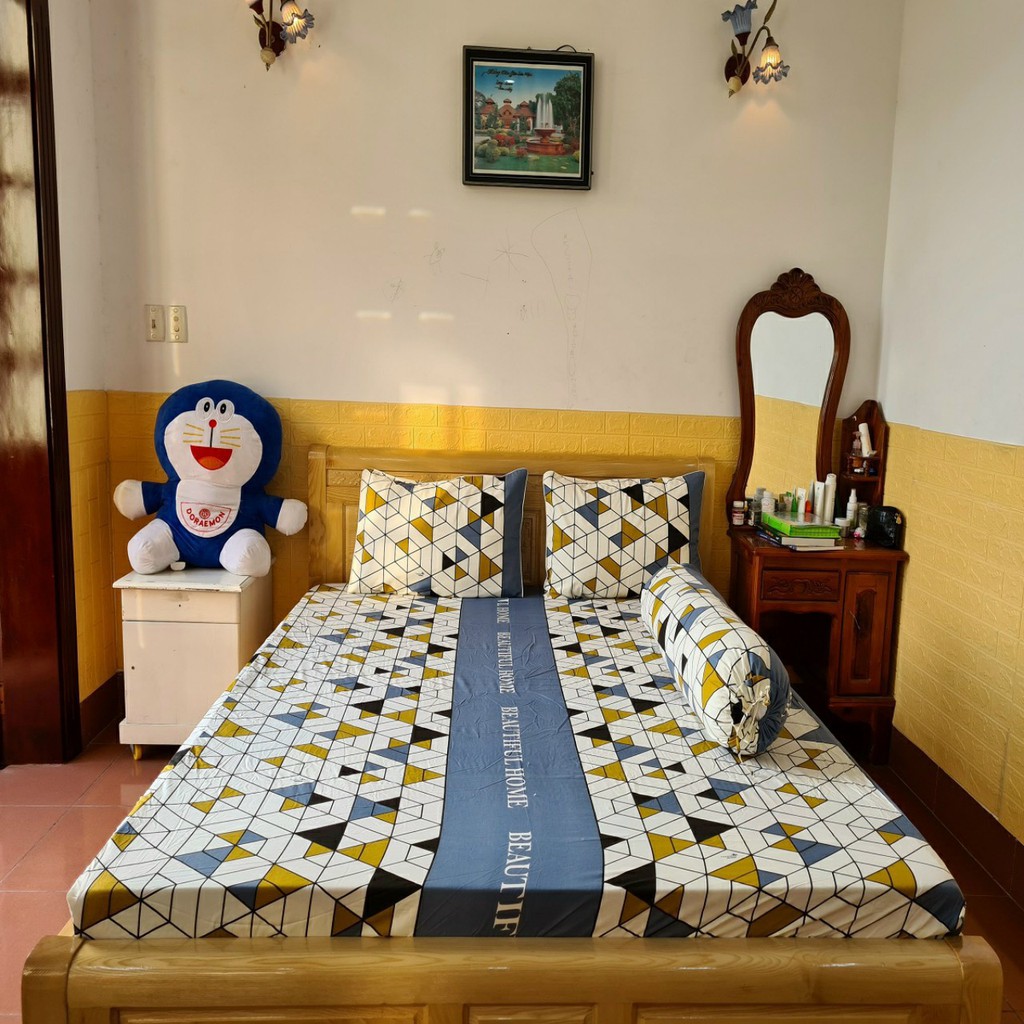 bộ drap 1m4 Cotton Thắng Lợi 1m4 -chát với shop để chọn mẫu mới nhất