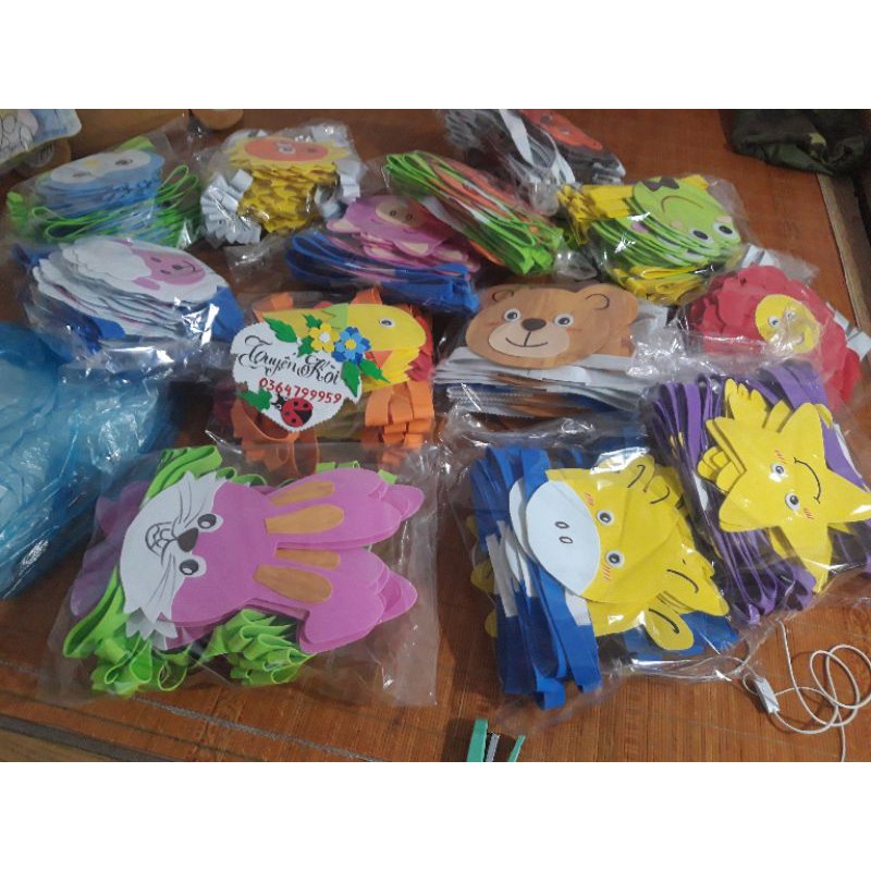 Mũ đóng kịch, hđh của bé +tự làm