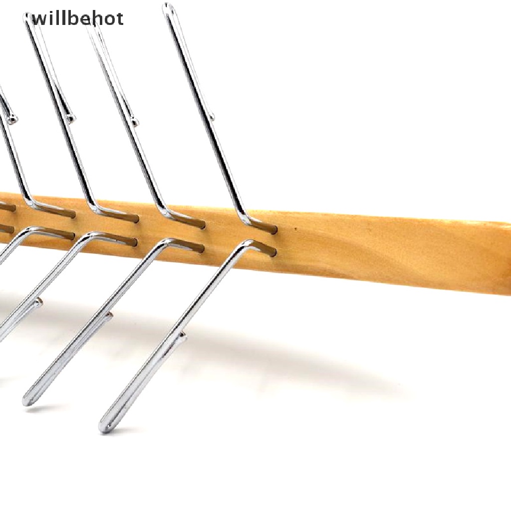 Móc treo thắt lưng bằng gỗ đa năng 12 / 24 inch