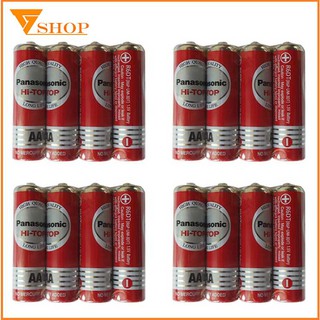 1 vỉ pin AA Panasonic cacbon (1 vỉ 4 viên màu đỏ)
