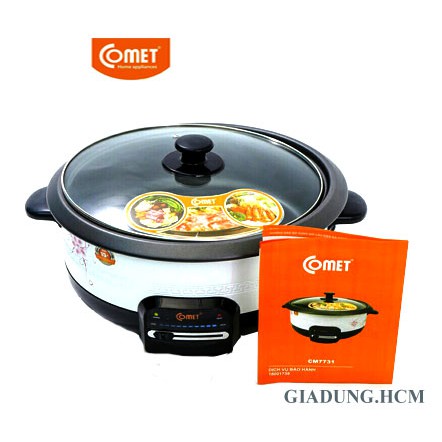 Nồi lẩu điện 3,5 lít Comet CM7731 | BigBuy360 - bigbuy360.vn