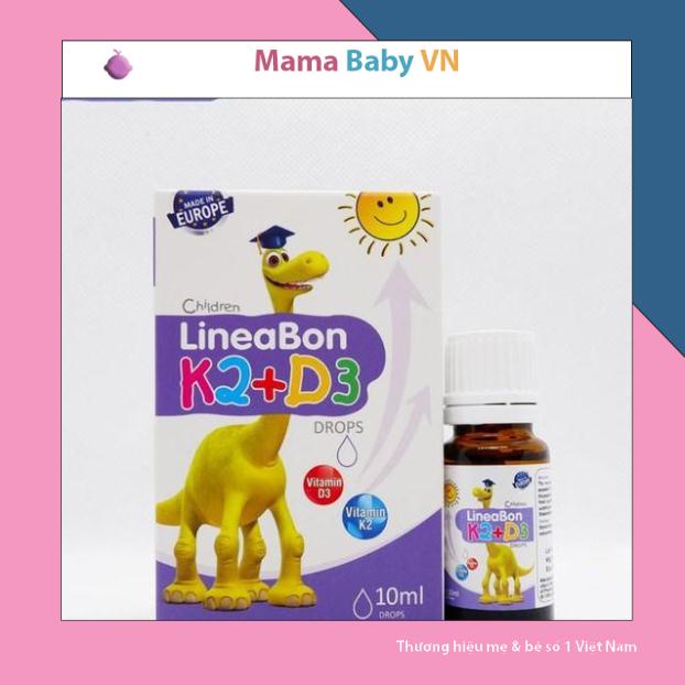 [Mua 2 tặng quà 70k] LineaBon K2+D3 - Bổ sung vitamin K2, D3. Tăng cường hấp thu canxi tối đa (Lọ 10ml)