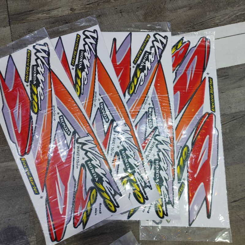 Tem áo Wave Thái 110 đời 1999 hàng 3 lớp đẹp