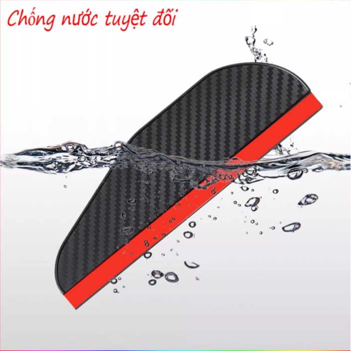 Vè che mưa gương chiếu hậu chống bám nước bằng sợi carbon