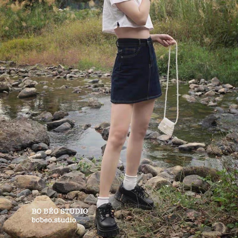 GIÀY ĐẾ BẰNG O2021 LEATHER PLATFORM OXFORD SHOES - GIÀY ULZZANG ĐẾ BẰNG MẪU MỚI 2021 ĐẾ CAO 4CMNA