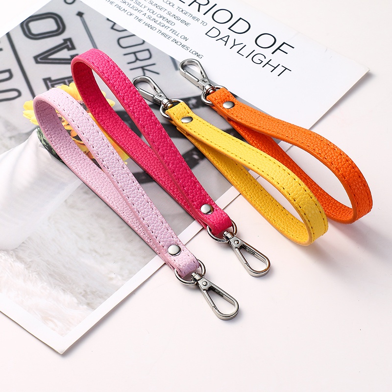 Dây đeo túi xách thay thế bằng da PU màu trơn thời trang cho nữ