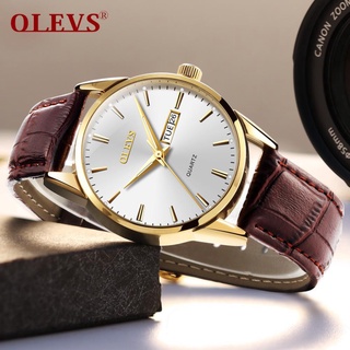 Đồng hồ nam dây da thời trang cao cấp olevs