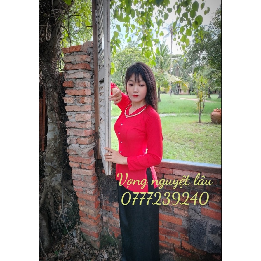 ÁO BÀ BA VOAN TRƠN NHIỀU MÀU
