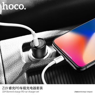 Sạc điện thoại trên ô tô Hoco Z19