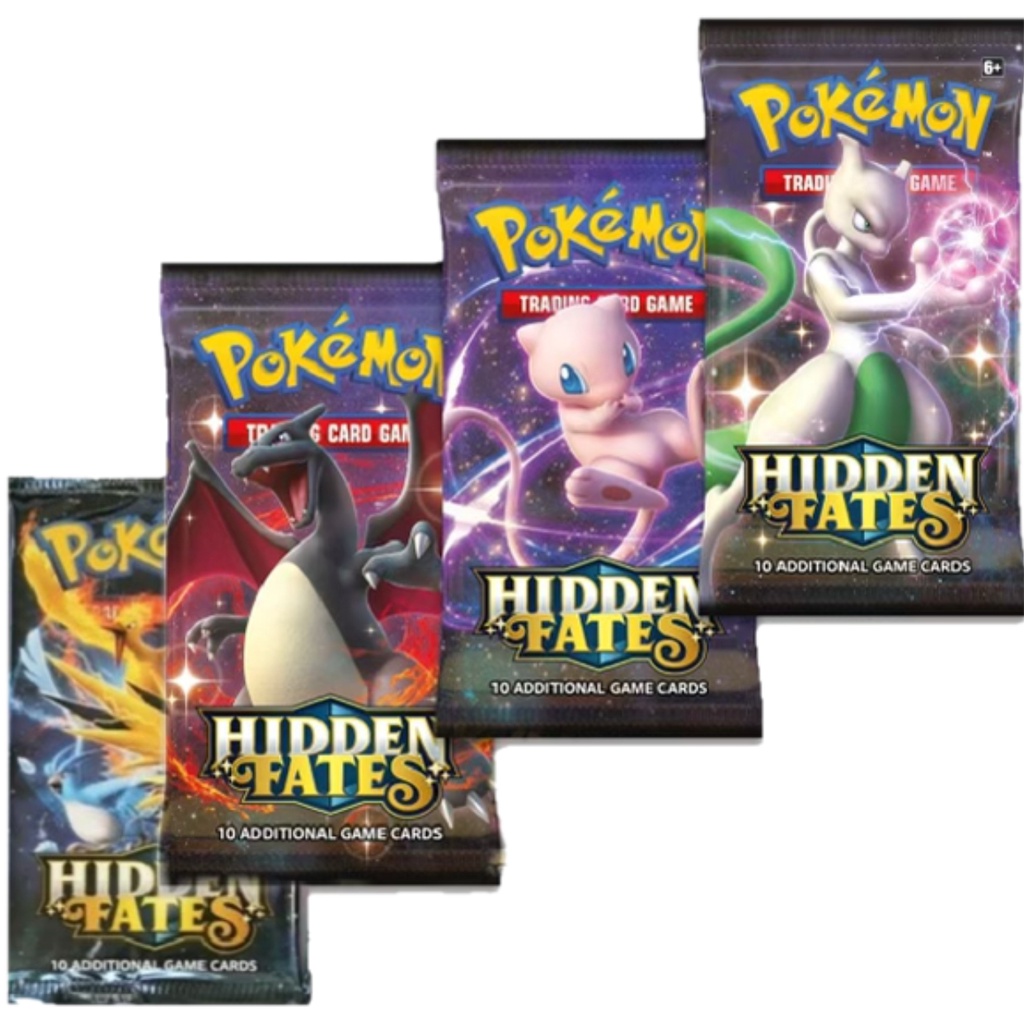 Gói thẻ bài Pokémon TCG - Hidden Fates chính hãng