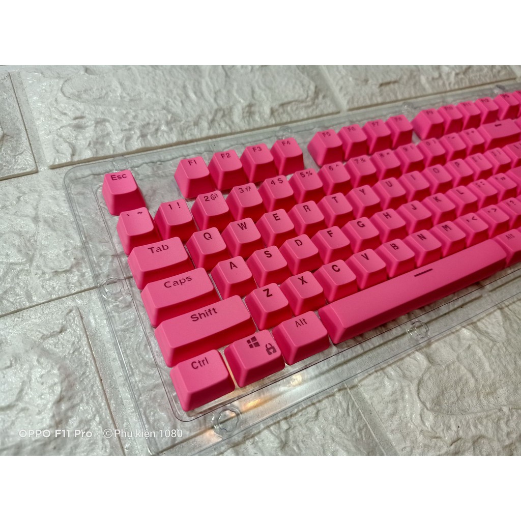 Bộ Keycap Xuyên LED 🎮FREESHIP🎮 104 phím (Chất liệu PBT / DoubleShot Xuyên LED /OEM Profile/ ANSI Layout )