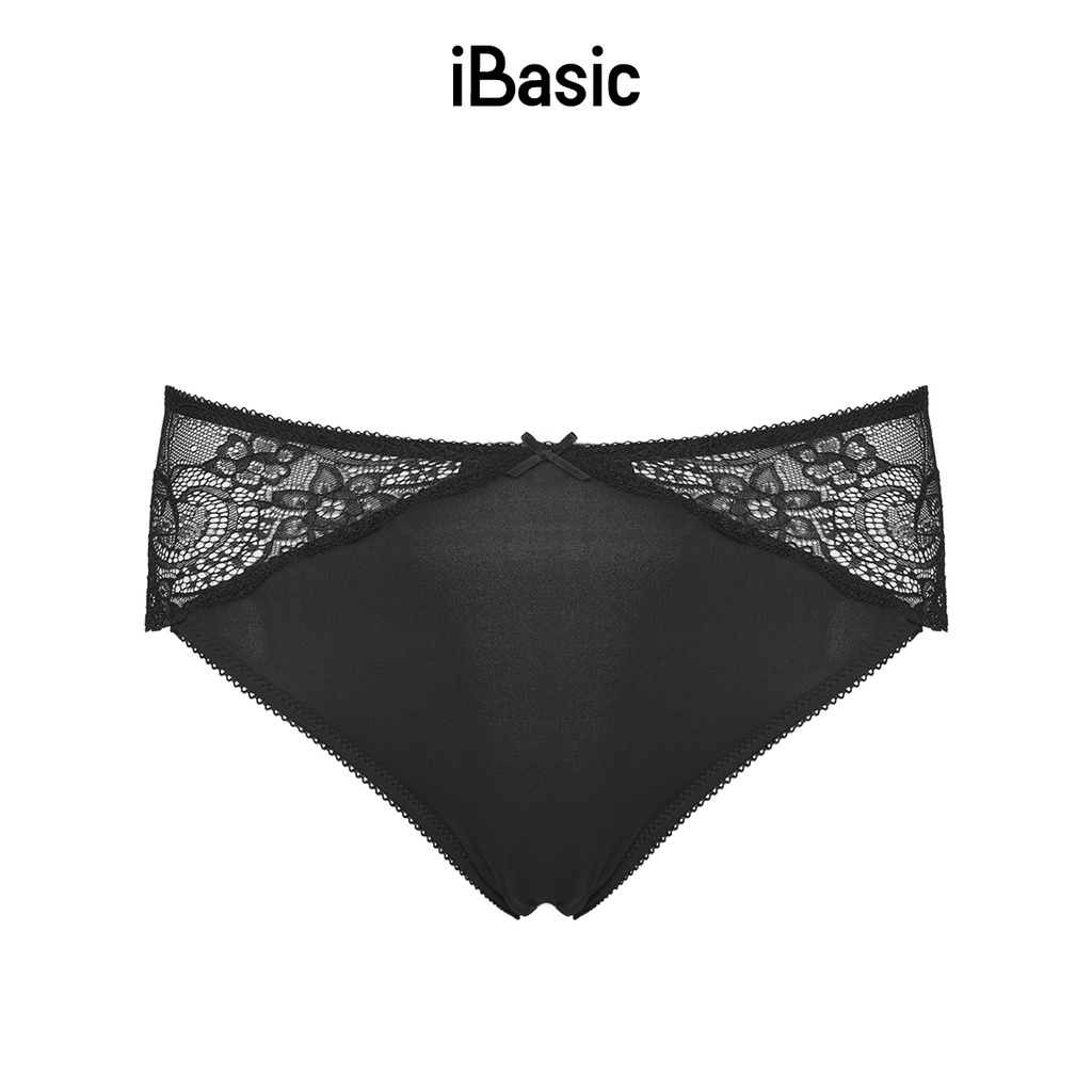 Quần lót nữ lưng cao phối ren iBasic PANW121